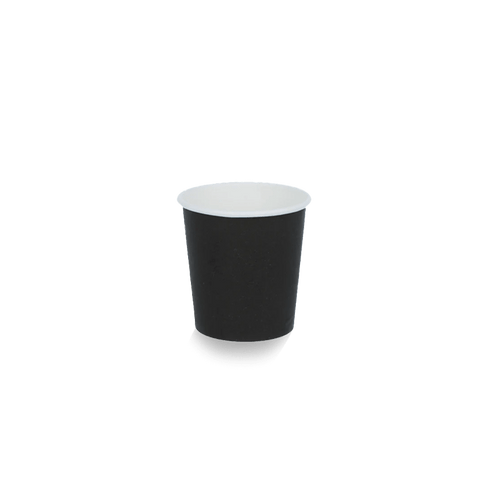 Klika - Kartonnen koffiebeker 120cc 4oz zwart