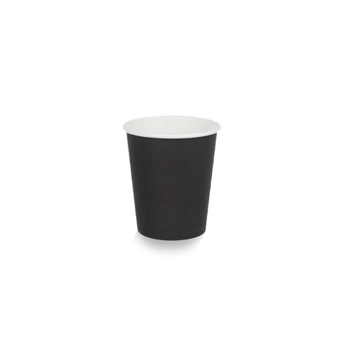 Klika - Kartonnen koffiebeker 230cc 8oz zwart
