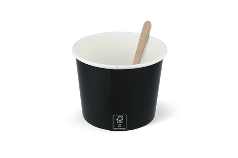 Klika - IJsbeker 300ml Ø90mm 10oz karton zwart
