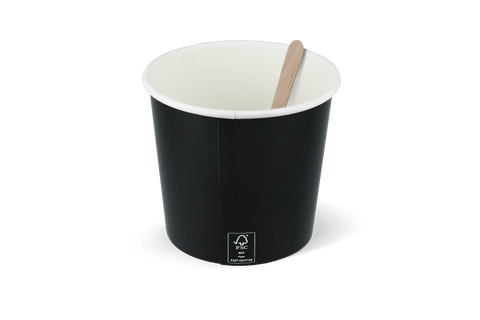 Klika - IJsbeker 360ml Ø90mm 12oz karton zwart