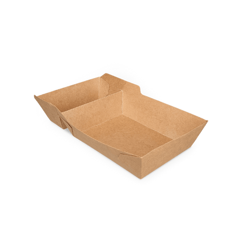 Klika - Frietbakjes A20 (A14+1) kraft PLA BIO