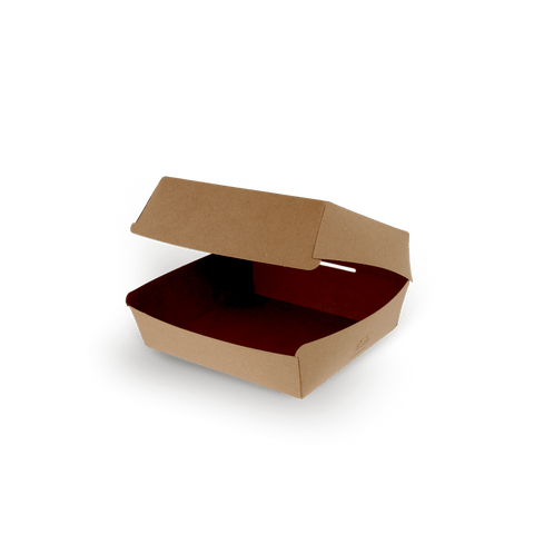 Klika - Menubox / Hamburgerbak Extra Groot kraft BIO