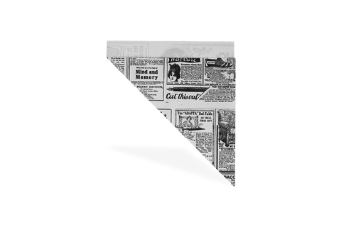Klika - Puntzakken 'Krant' K17 - 17cm vetvrij papier BIO
