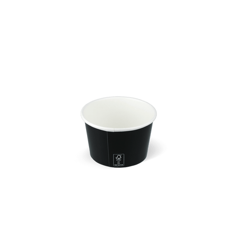 Klika - IJsbeker 120ml Ø78mm 4oz karton zwart