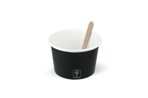 Klika - IJsbeker 240ml Ø90mm 8oz karton zwart
