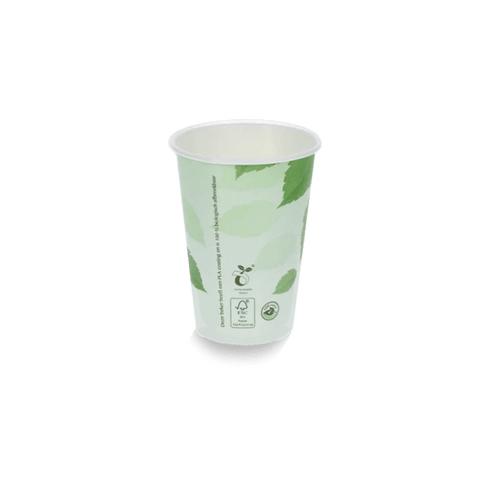 Klika - Kartonnen koffiebeker 180cc 7.5oz groen BIO