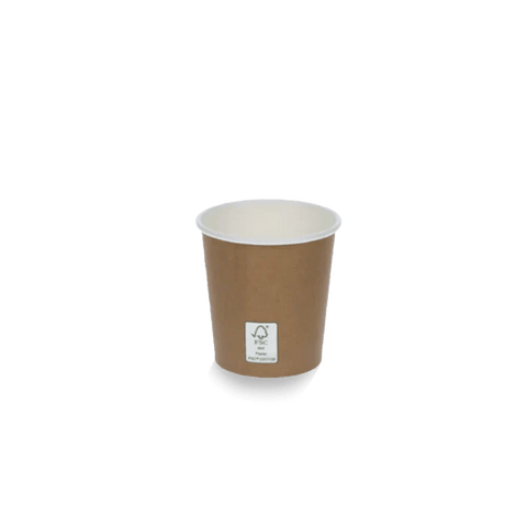 Klika - Kartonnen espressobeker 120cc 4oz kraftlook
