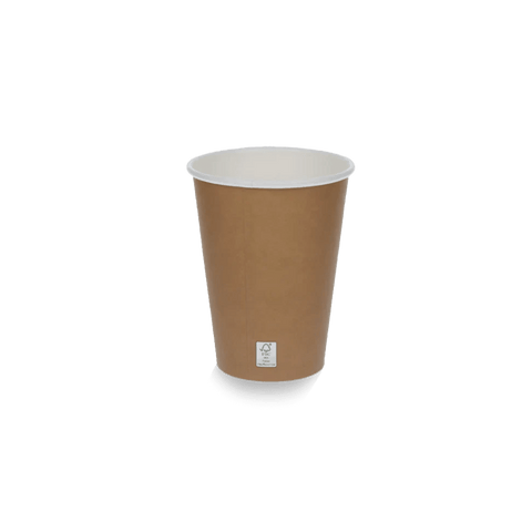 Klika - Kartonnen koffiebeker 360cc 12oz kraftlook