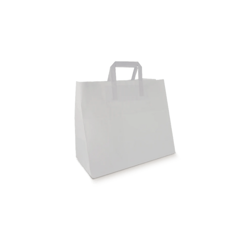Klika - Papieren tassen Groot wit 32+16x27cm BIO