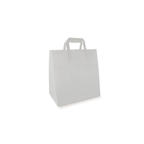 Klika - Papieren tassen Middel wit 26+17x27cm BIO