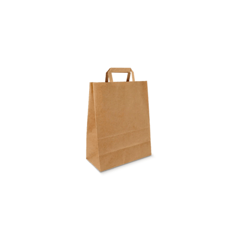 Klika - Papieren tasjes Klein kraft 22+10x28cm BIO