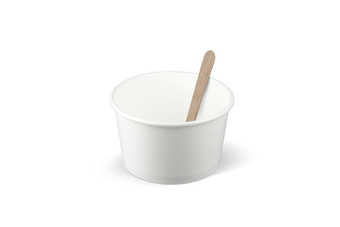 Klika - IJsbeker 240ml Ø92mm 8oz karton wit
