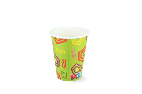 Klika - Milkshakebeker klein 360ml 12oz groen karton