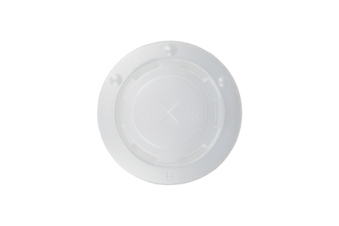 Klika - Deksel Milkshakebeker plat met kruis Ø90mm plastic