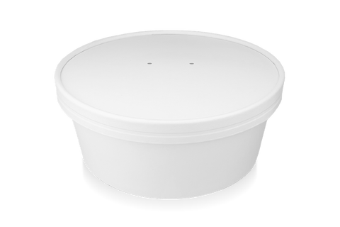 Klika - Deksel Salade Poke Bowl 900-1100-1300ml Ø184mm wit BIO