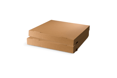 Klika - Pizzadozen 24x24x4cm kraft bruin BIO