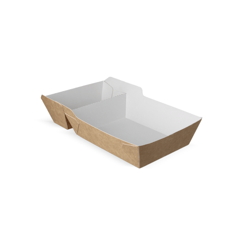 Klika - Frietbakjes A20 (A14+1) kraft/wit BIO