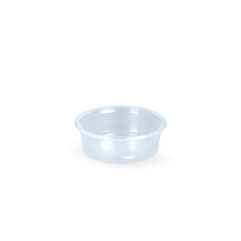 Klika - Rond bakje 50cc Ø70mm Transparant