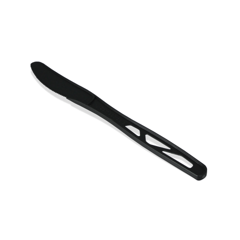 Klika - Herbruikbaar mes 180mm CPLA zwart BIO