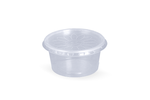 Klika - Rond bakje 80cc Ø70mm Transparant