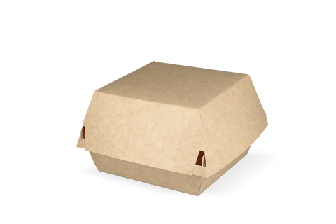 Klika - Hamburgerbakje IP6 Groot kraft/wit BIO