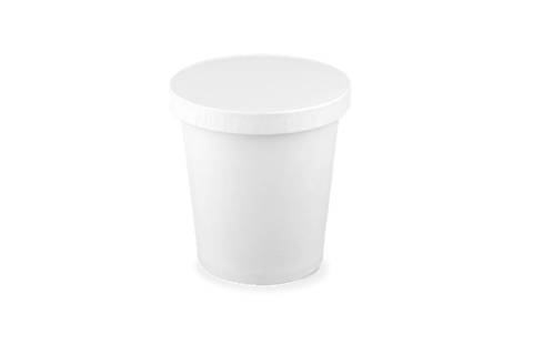 Klika - Deksel Saus Cup Ø62mm Karton Wit
