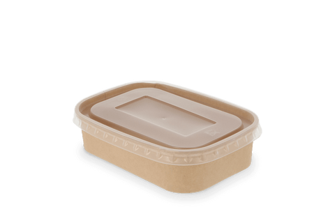 Klika - Maaltijdbak karton 500ml Kraft