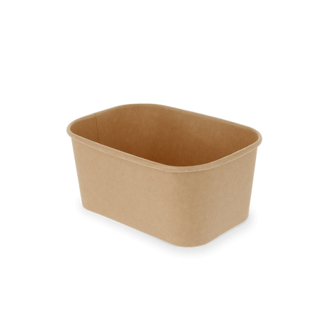 Klika - Maaltijdbak karton 1000ml Kraft