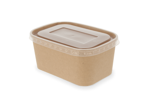 Klika - Maaltijdbak karton 1000ml Kraft