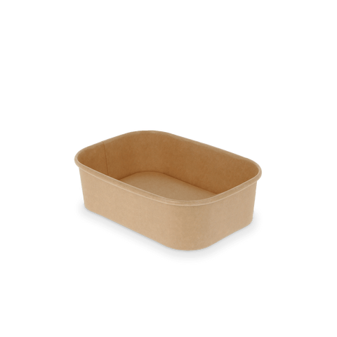Klika - Maaltijdbak karton 650ml Kraft