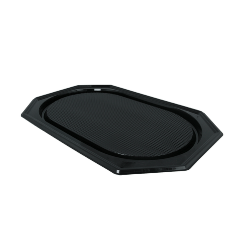 Klika - Catering schalen achthoekig 55cm zwart PET