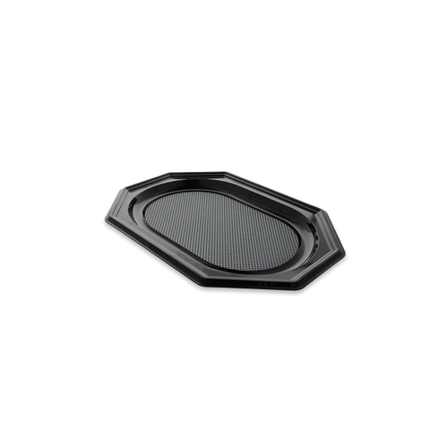 Klika - Catering schalen achthoekig 35cm zwart PET