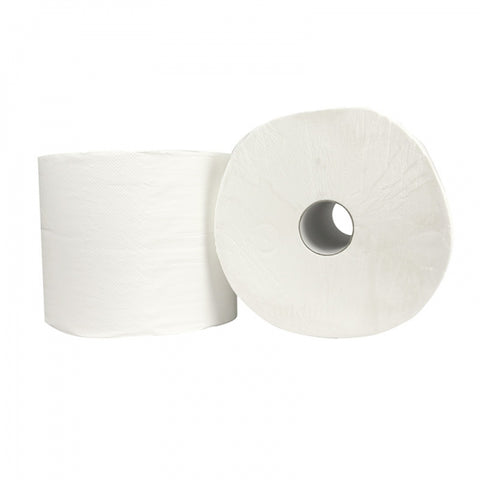 Klika - Industrie poetsrol zwaar cellulose 25cm x 1000m 1 laags wit