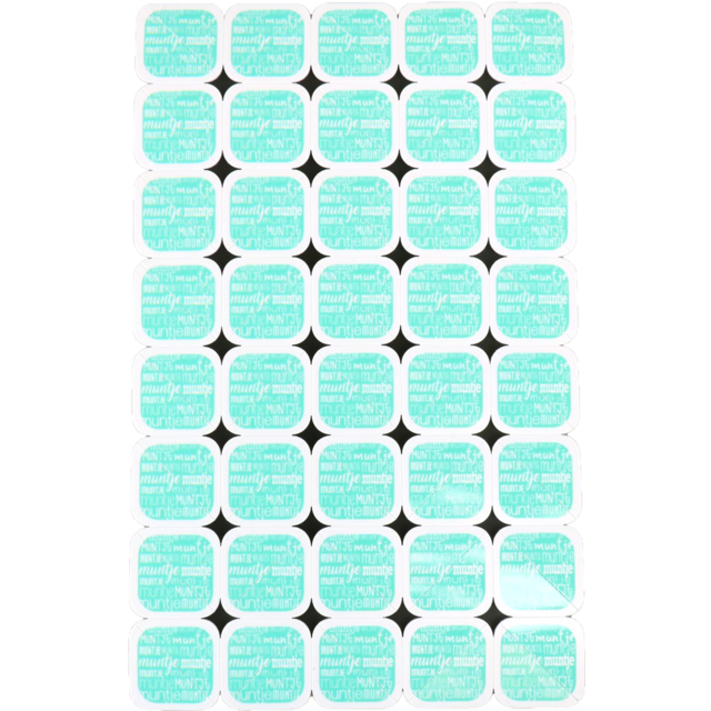 Klika - Breekmuntje | 25x25mm | mint | 1000 stuks