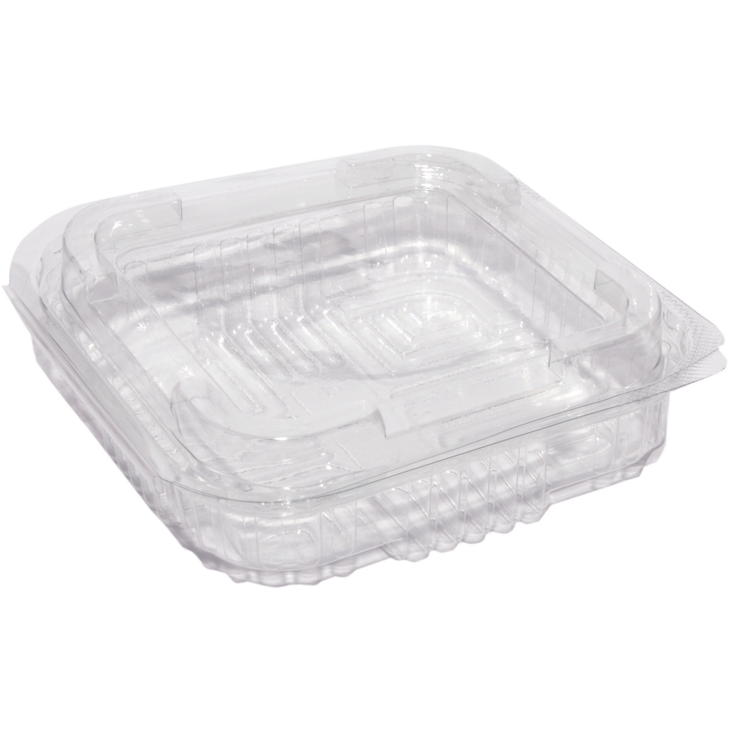 Klika - Bak | Gerecycled PET | 250ml | saladebak | 125x125x transparant | 600 stuks