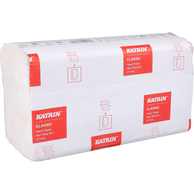 Katrin - Handdoek katrin 2laags 203x240mm 25x160 vel wit