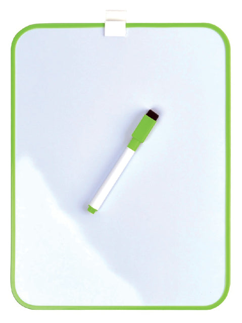 Desq - Whiteboard desq 21.5x28cm + marker groen profiel