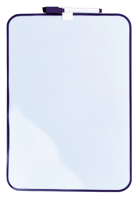 Desq - Whiteboard desq 24x34cm + marker paars profiel