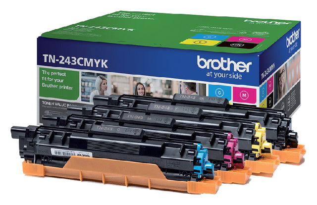 Brother - Toner TN-243 zwart + 3 kleuren