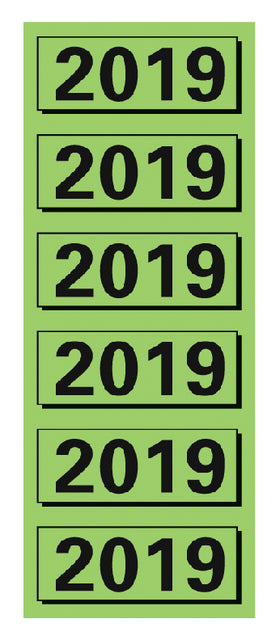 Etiquette dos Elba 2019 57x25mm vert