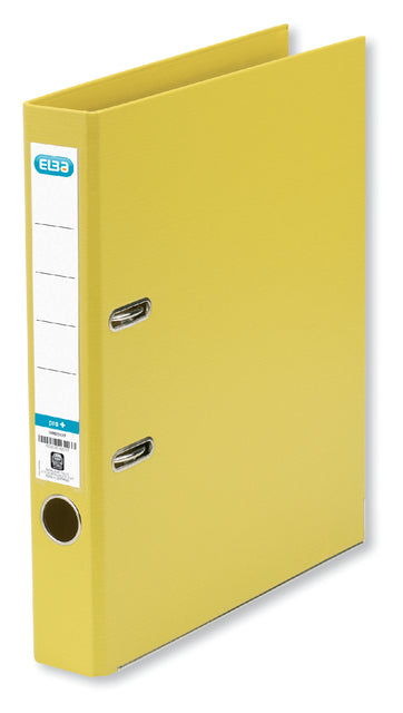 Ordner Elba Smart Pro+ A4 50mm PP jaune | 10 morceaux