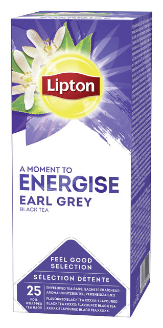 Thé Lipton Energize Earl Grey 1.5gr | 6 morceaux