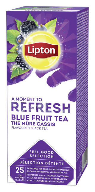 Lipton - Thee lipton refresh blue fruit tea 25x1.5gr