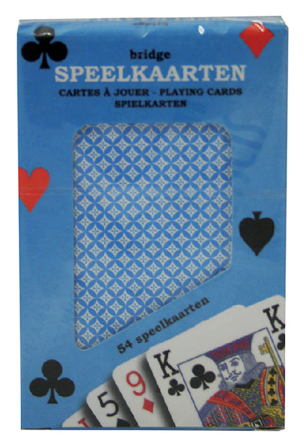 Office - Speelkaarten premium blauw | 12 stuks