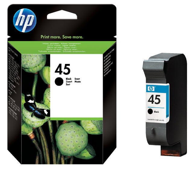 HP - Inktcartridge hp 51645a 45 zwart | 40 stuks