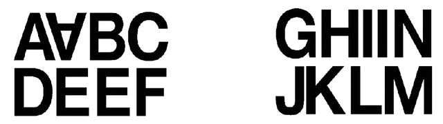 Etiquette HERMA 4187 33mm lettres AN noir 16 pièces