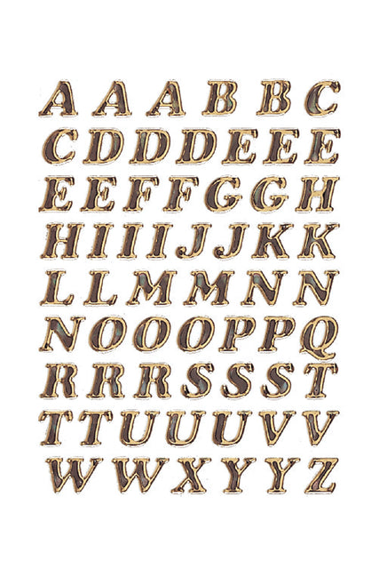 HERMA - Etiket herma 4192 8mm letters a-z goudfolie 61st | 10 stuks