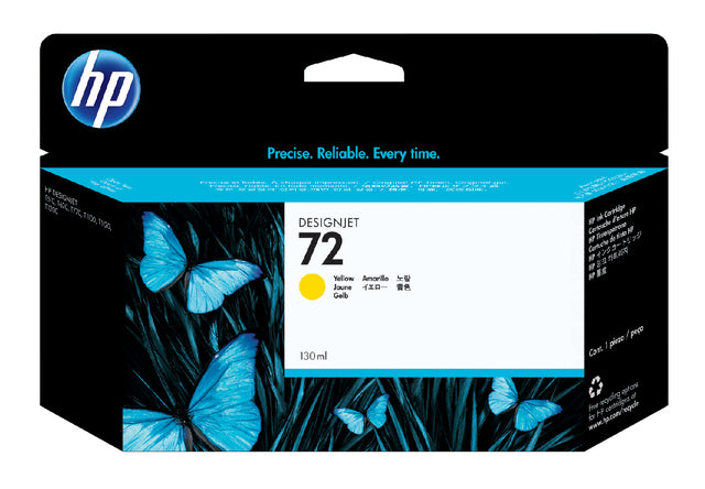 HP - Inktcartridge hp c9373a 72 geel