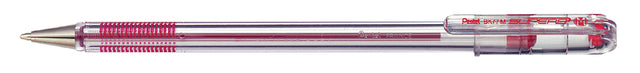Stylo bille Pentel BK77 rouge 0.25mm | 12 pièces