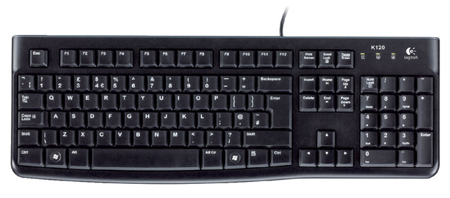 Clavier Logitech K120 Qwerty noir